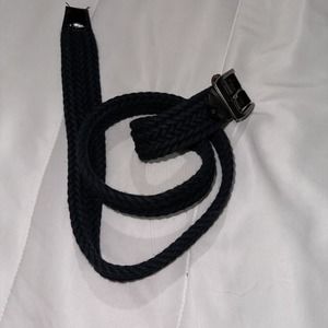H&M Woven Belt Navy Blue 42inches Long